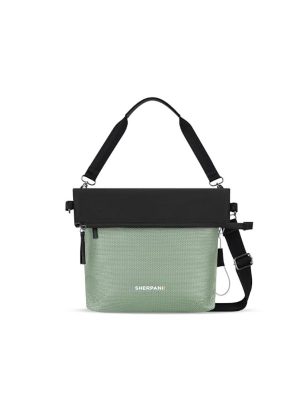 Anti Theft Recycled Nylon Crossbody Bag Convertible Tote Shoulder Purse